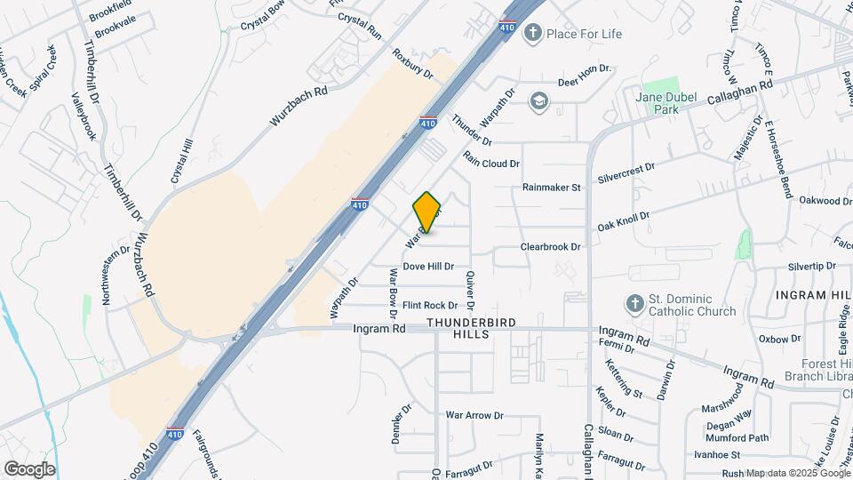 6315 Wigwam Dr Map and Location Details