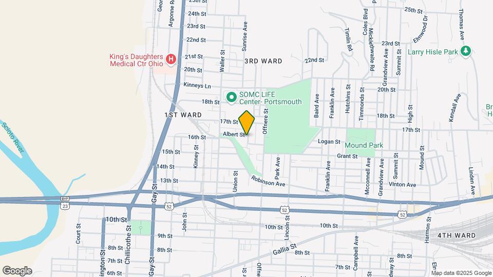 1621 Dewey Ave Map and Location Details