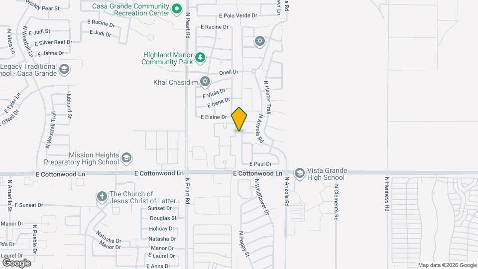 1673 N St Francis Pl Map and Location Details