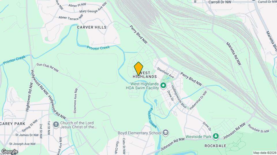 1974 Drew Dr Map and Location Details