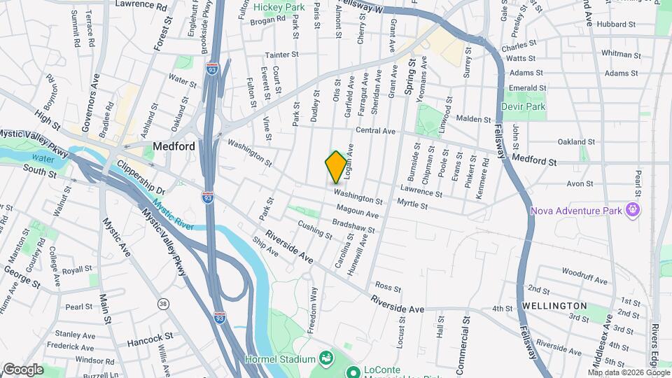 154 Washington St Map and Location Details