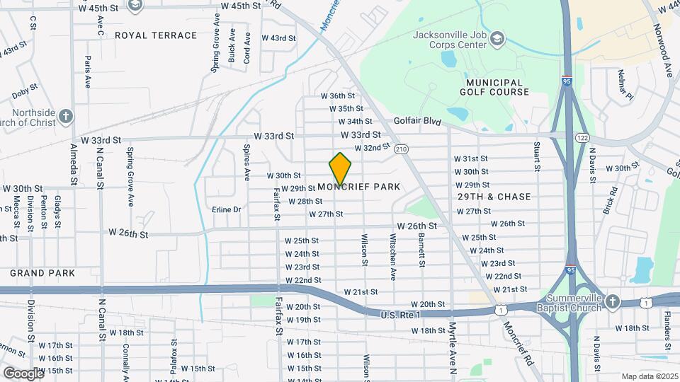 1594 W 29th St Map and Location Details