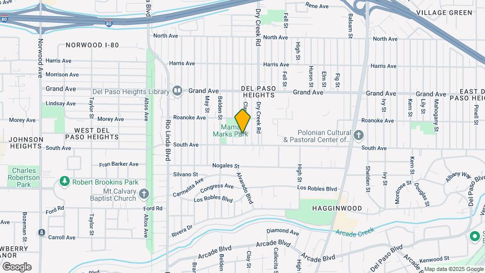 3613 Clay St Map and Location Details