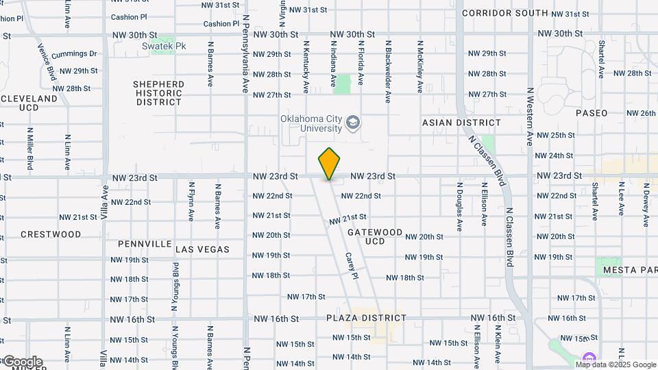 2315 1/2 N Gatewood Ave Map and Location Details