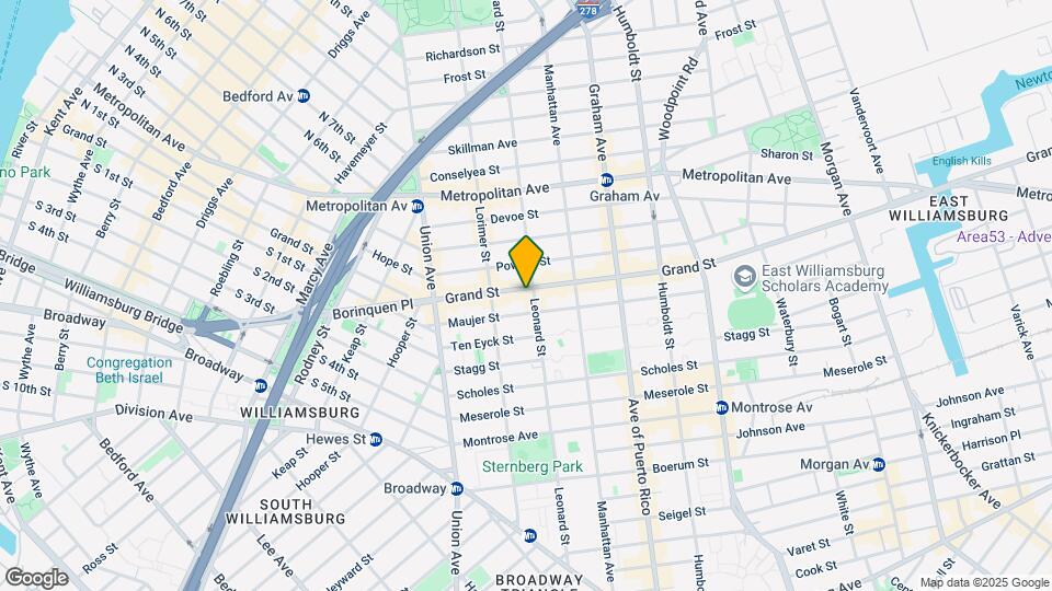 616 Grand St Mapa y Detalles de la Ubicación