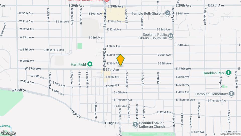 803 E 37th Ave Mapa y Detalles de la Ubicación