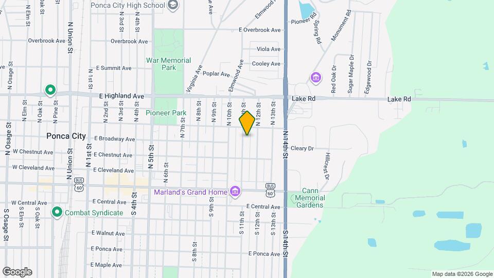 405 N 11th St Map and Location Details