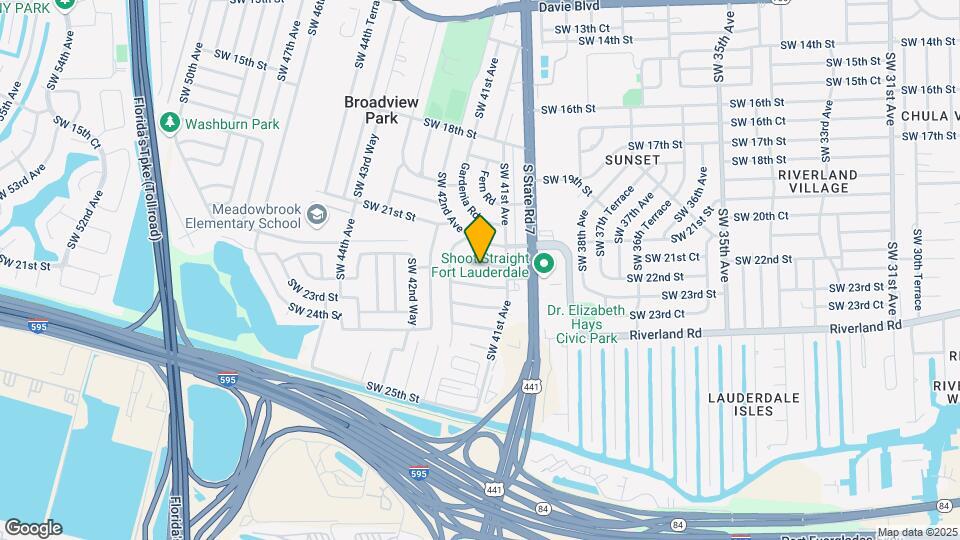 4156 SW 21st St Map and Location Details