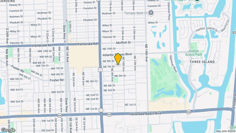 905 NE 7th St Map and Location Details