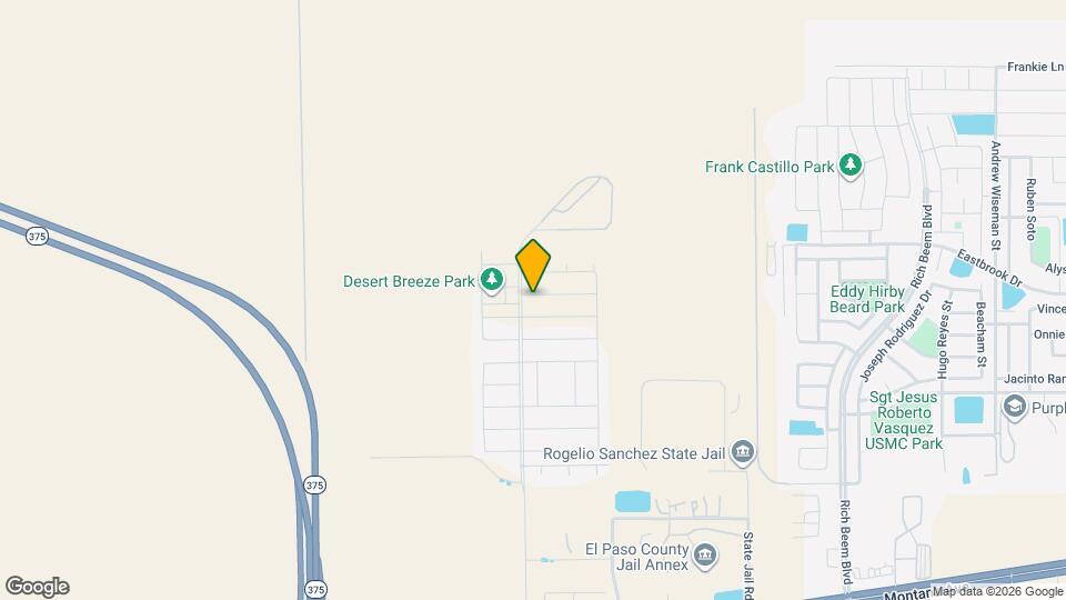 12308 Desert Heights Ct Map and Location Details