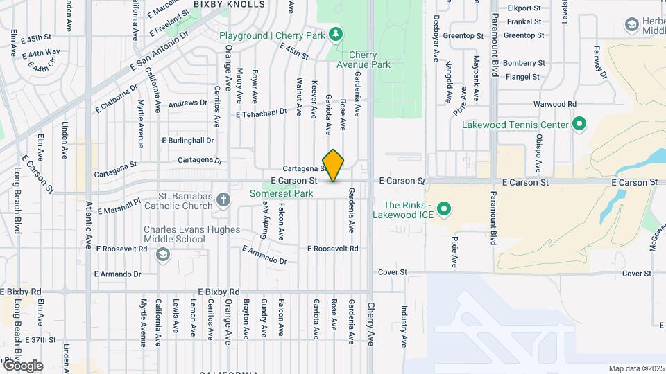 1752 E Carson St Mapa y Detalles de la Ubicación
