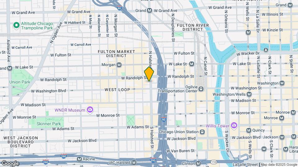 118 N Halsted St, Unit 2 Map and Location Details