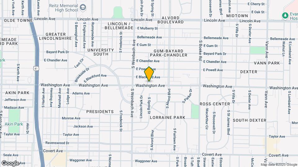960 S Spring St Map and Location Details