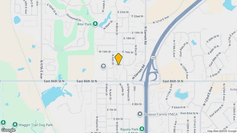 1405 N Birch St Map and Location Details