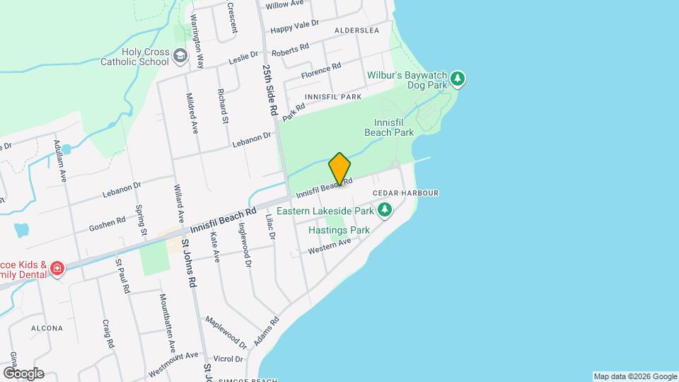 749 Innisfil Beach Rd Map and Location Details