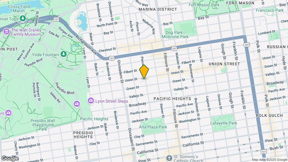 2845 Pierce St Map and Location Details