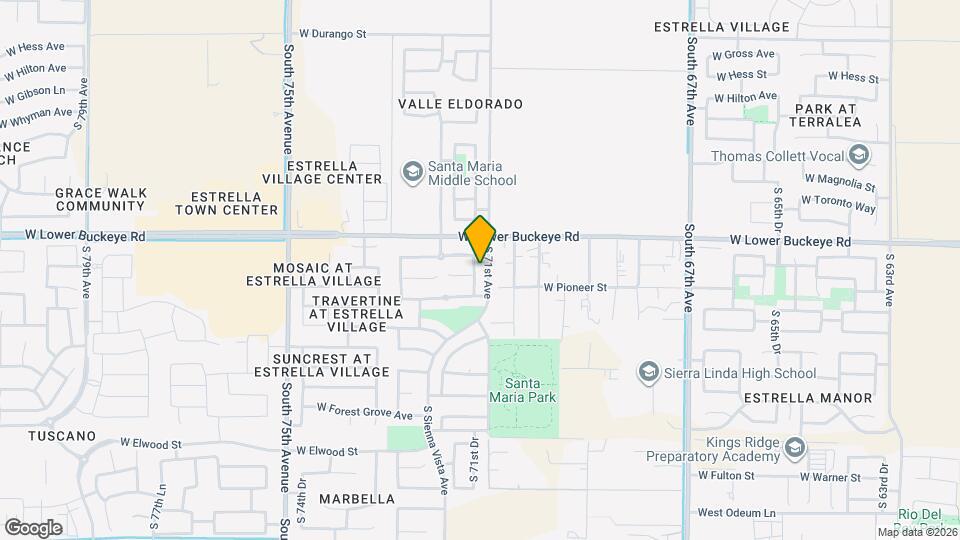 2919 S 71st Dr Map and Location Details