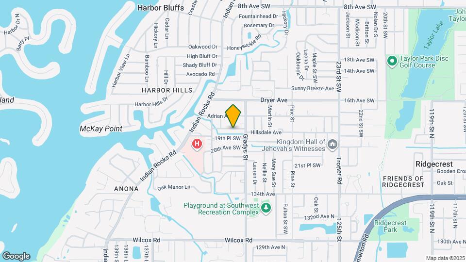 3290 Hillsdale Ave Map and Location Details