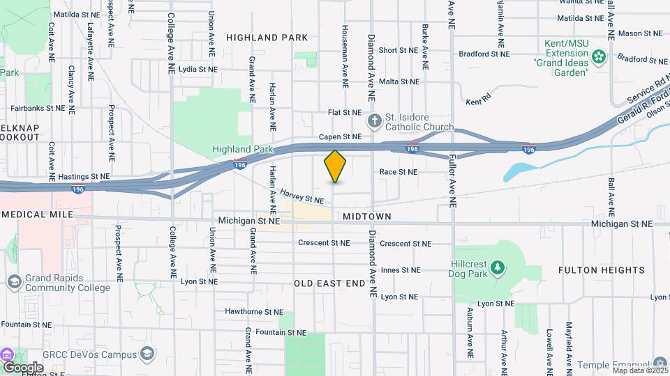 901 Baraga St NE Map and Location Details
