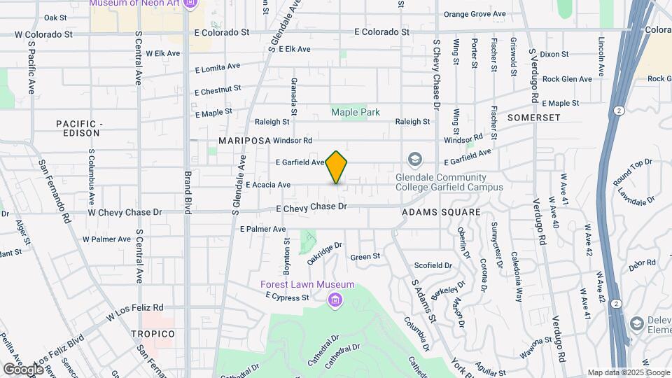 724 E Acacia Ave Mapa y Detalles de la Ubicación