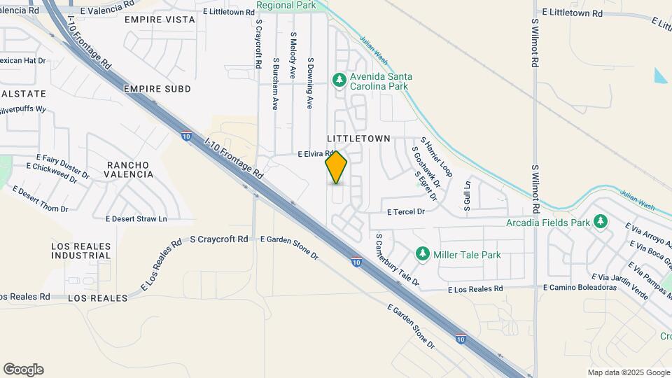 5707 E Vuelta de Ladrillo Amarillo Map and Location Details