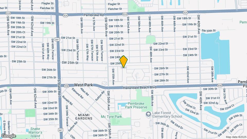 2551 SW 53rd Ave Map and Location Details