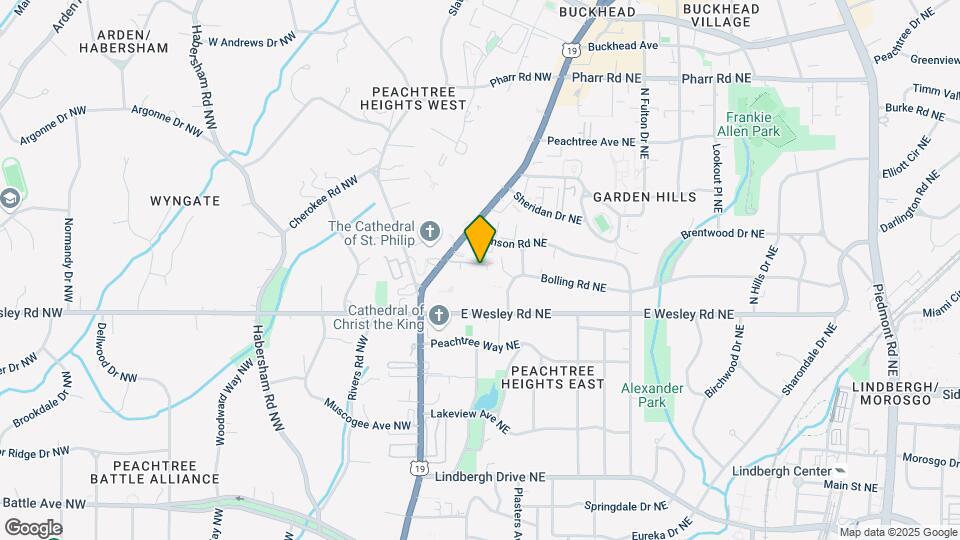 2769 Peachtree Rd NE Map and Location Details