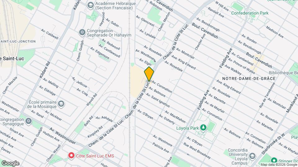 7020 De La Côte-Saint-Luc Ch Map and Location Details