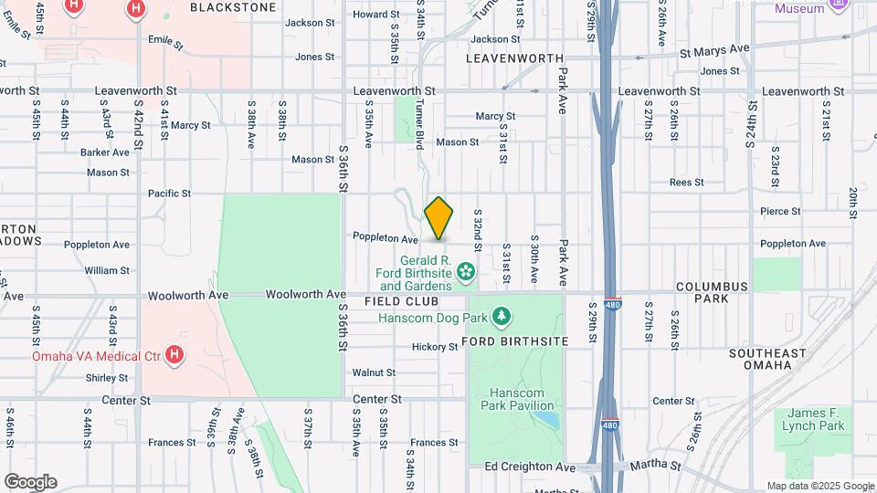 1302 S 33rd St Map and Location Details