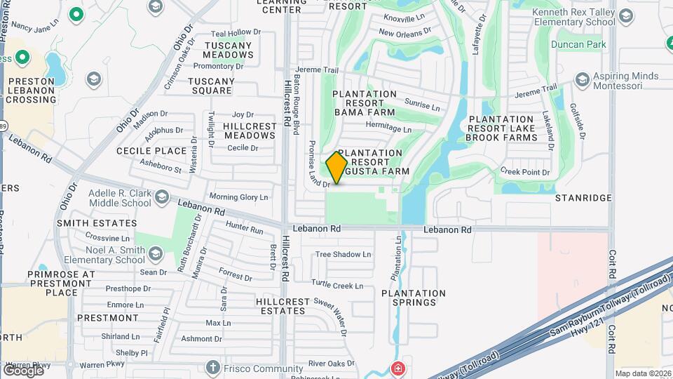 10909 Promise Land Dr Map and Location Details