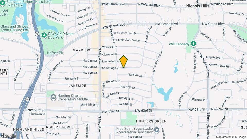 2744 Cambridge Ct Map and Location Details