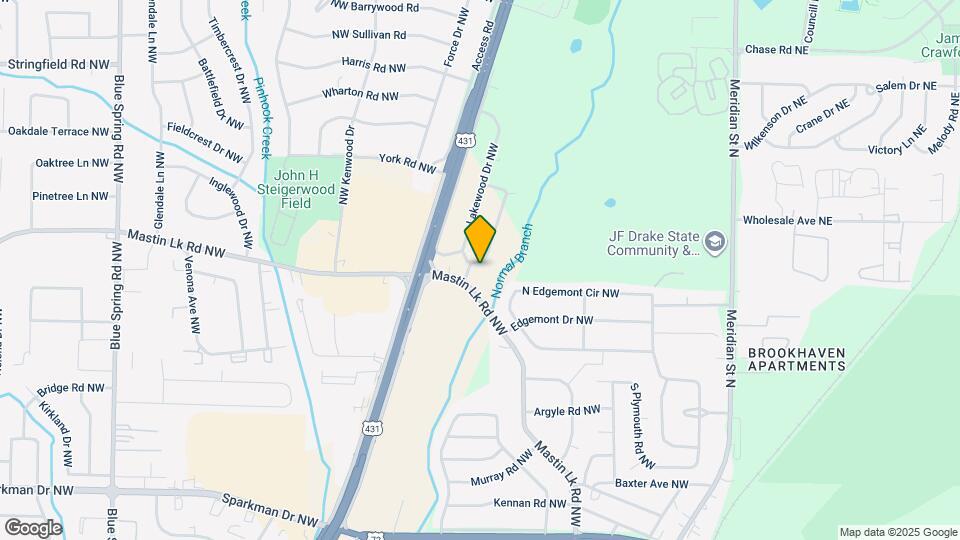 3600 Lakewood Rd NW Map and Location Details