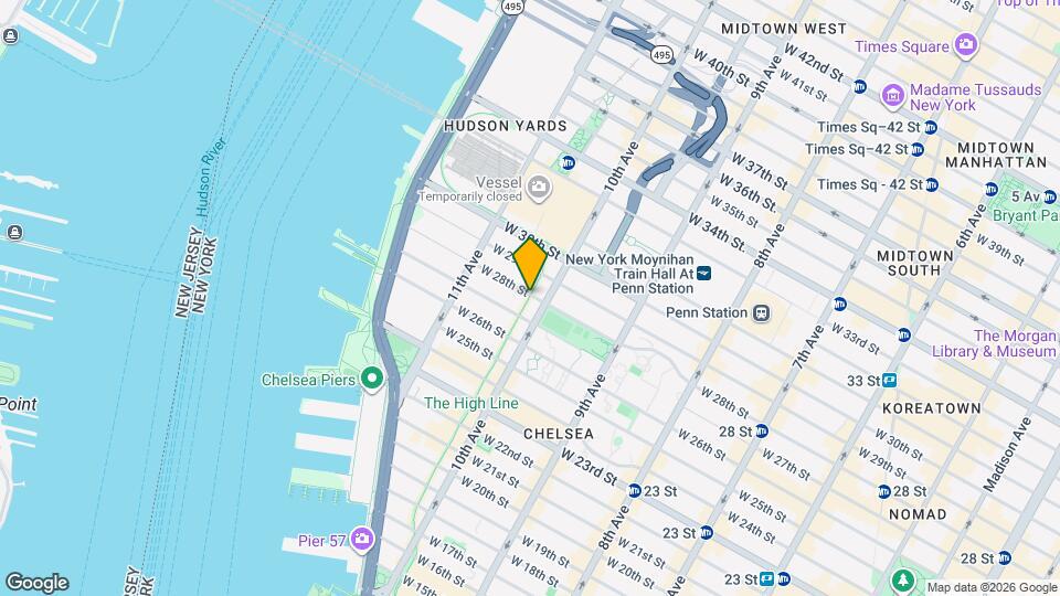 508-507 W 28th St Map and Location Details