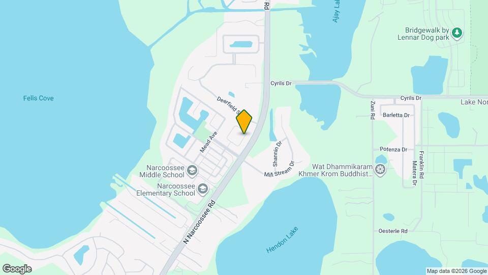 5315 Brydon Woods Cir Map and Location Details