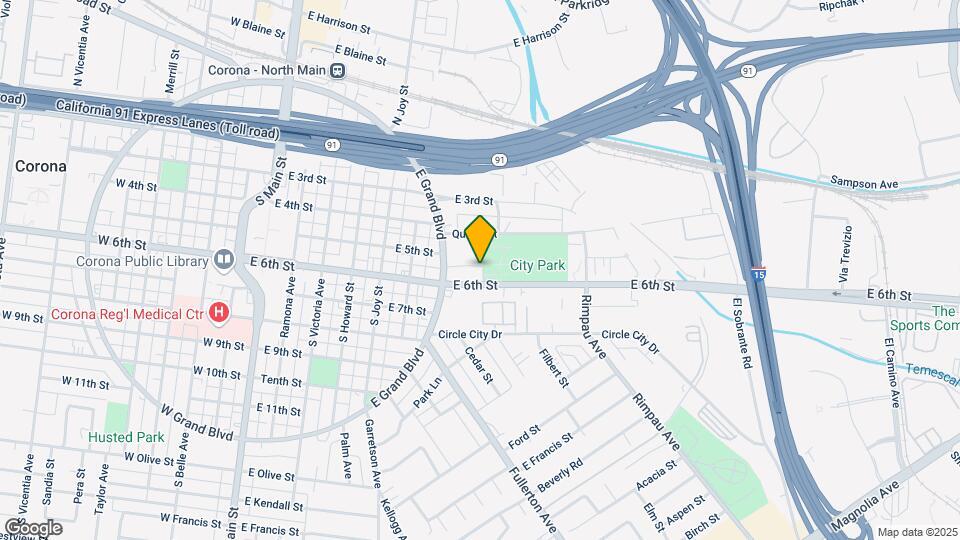 903 E 6th St Map and Location Details