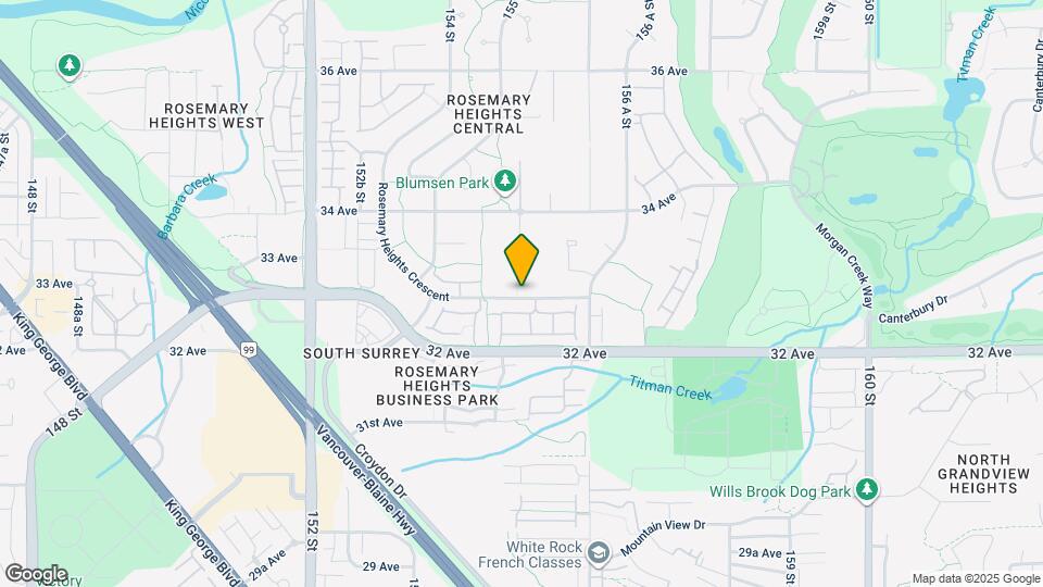 15517 Rosemary Heights Crescent Map and Location Details