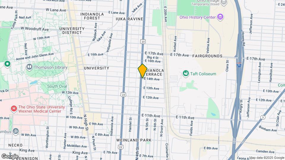 1720 N 4th St Map and Location Details
