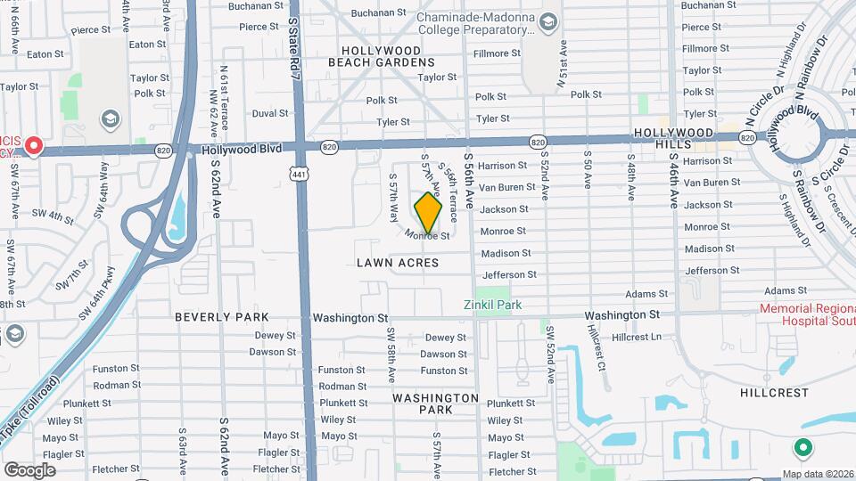 5712 Monroe St Mapa y Detalles de la Ubicación