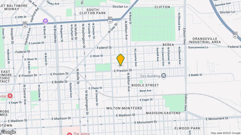 1307 N Montford Ave Map and Location Details