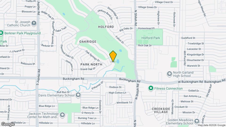 2601 Oak Point Dr Map and Location Details