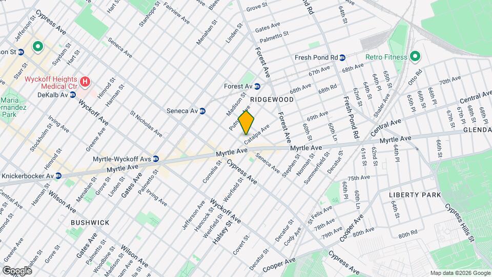 57-09 Catalpa Ave Map and Location Details