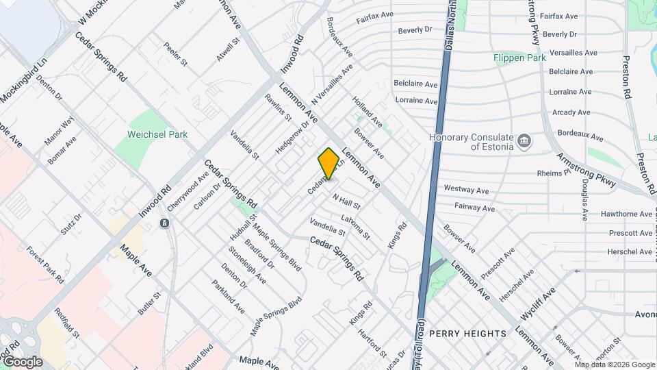 3327 Cedarplaza Ln Map and Location Details