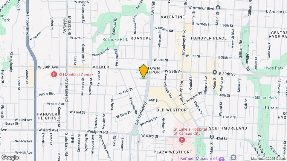 815-817 W 39th Ter Mapa y Detalles de la Ubicación