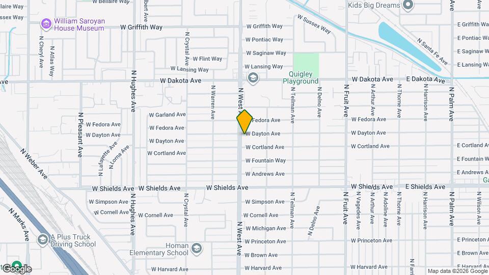 1235 W Dayton Ave Map and Location Details