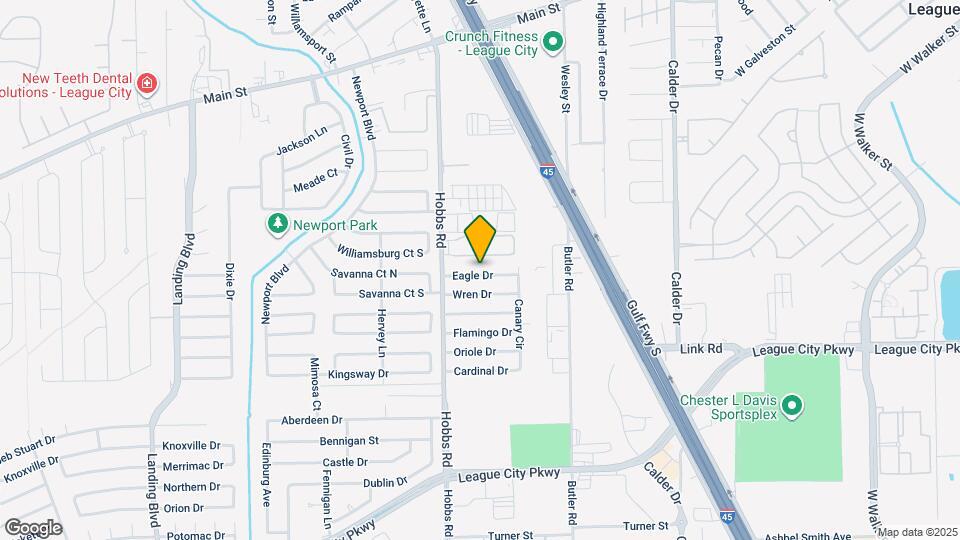1820 Eagle Dr Map and Location Details