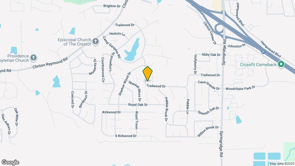 406 Trailwood Dr Map and Location Details