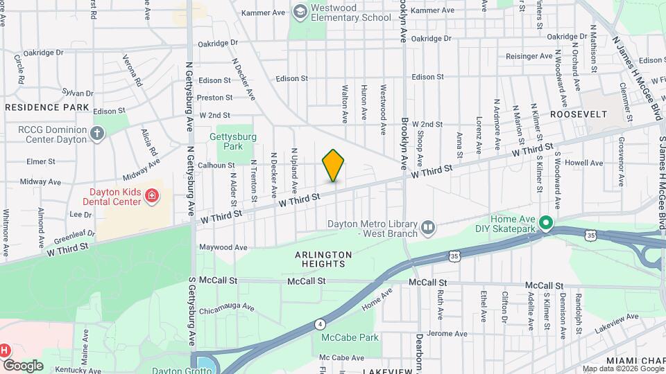 3403 W Third St Map and Location Details