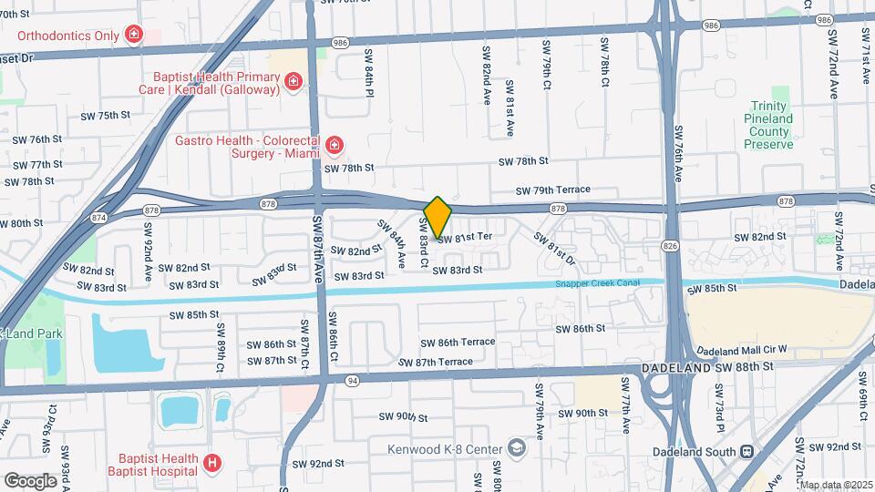 8302 SW 81st Ter Mapa y Detalles de la Ubicación