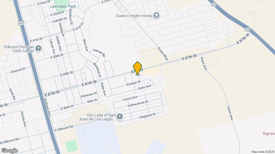 8633 Yale Ave Map and Location Details