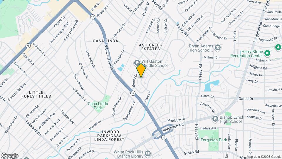 9533 Dixie Ln Map and Location Details